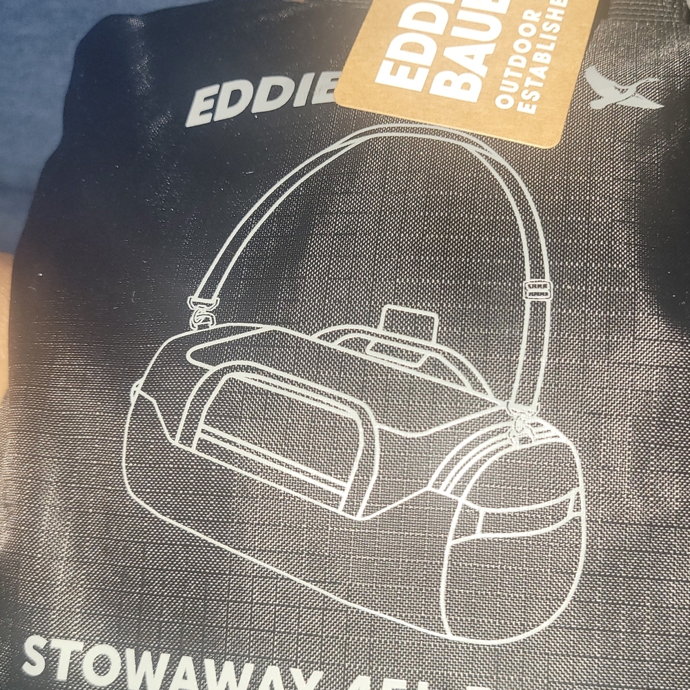Eddie Bauer Black Duffel Bag - Picture 2 of 6